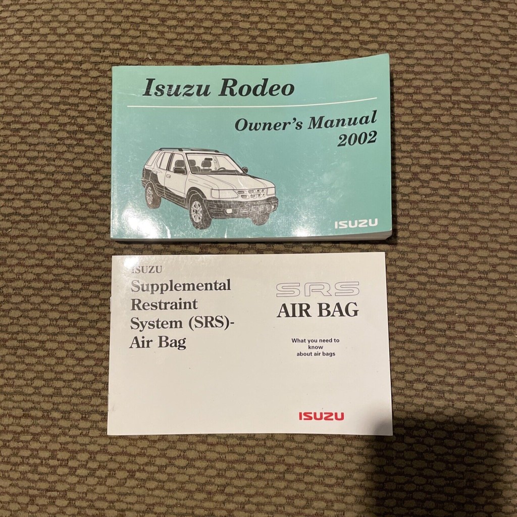 Picture of: 20 ISUZU Rodeo Owners Manual Guide Book Booklet