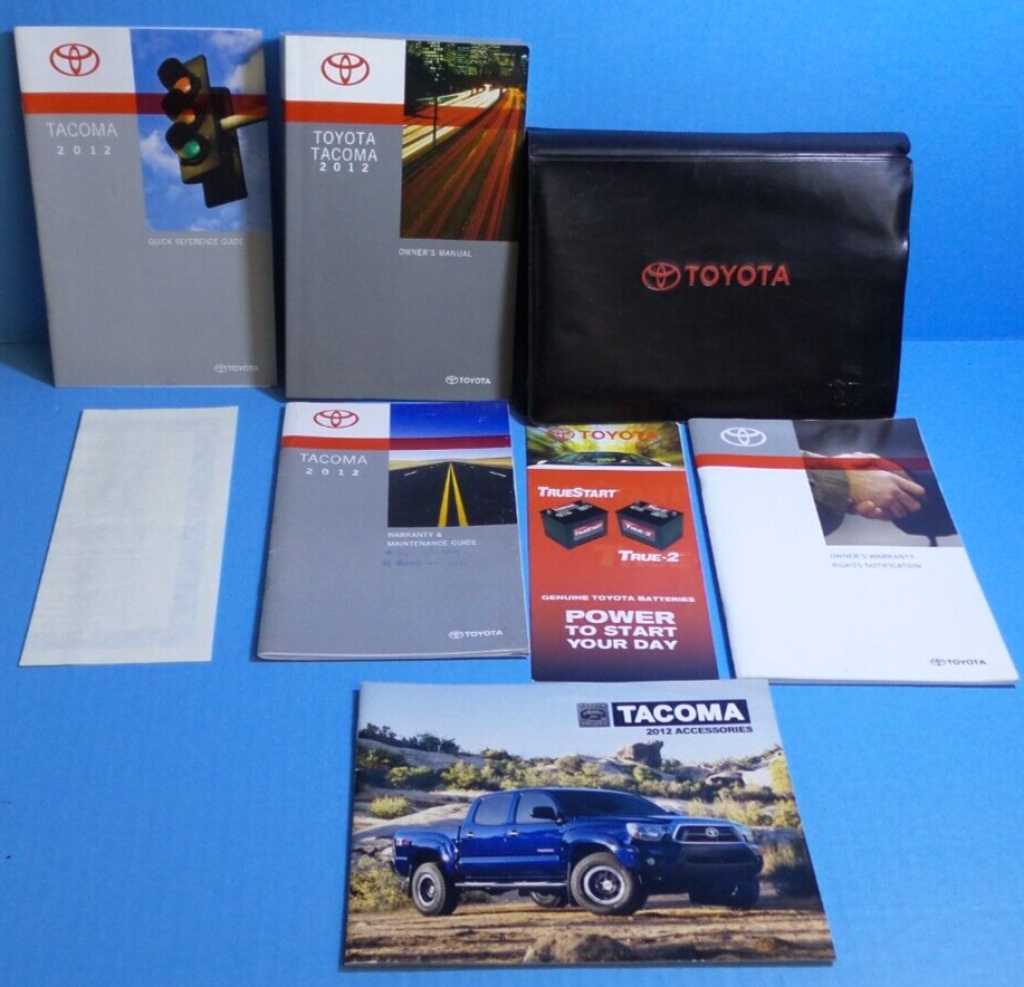 Picture of: 20 Toyota Tacoma owners manual