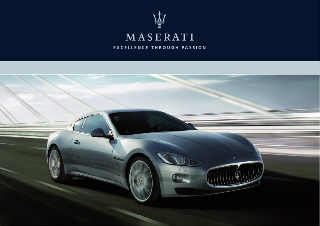 Picture of: Bedienungsanleitung Maserati GranTurismo () (Deutsch –  Seiten)