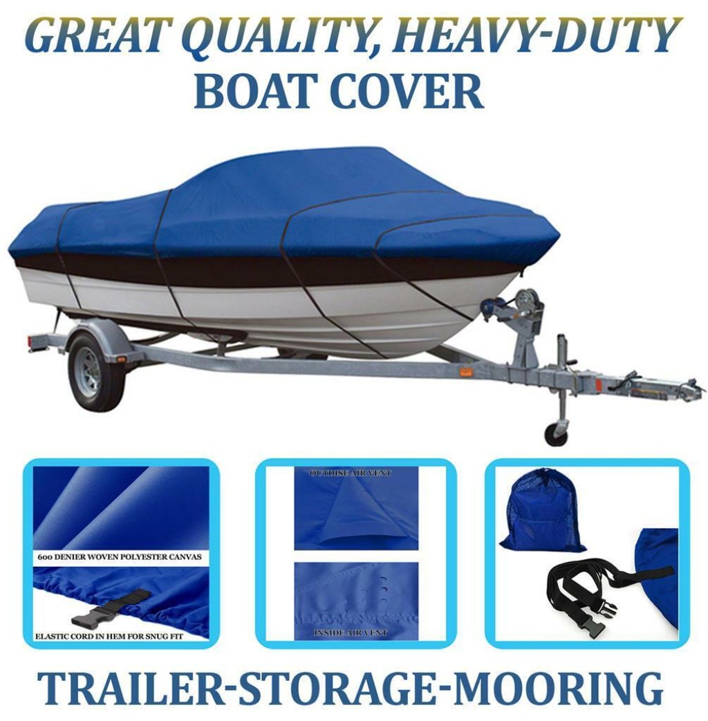 Picture of: BLUE BOAT COVER FITS NITRO – BASS TRACKER  SPORT –