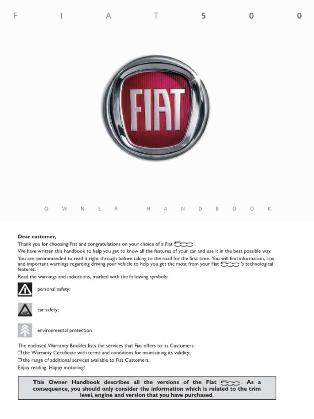 Picture of: Fiat  Owners Manual  PDF  Trunk (Car)  Car