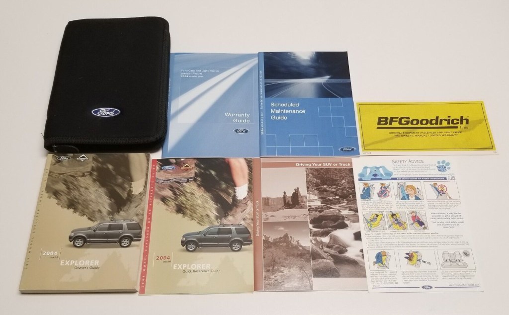 Picture of: FORD EXPLORER OWNERS MANUAL EDDIE BAUER LIMITED XLT XLS NBX