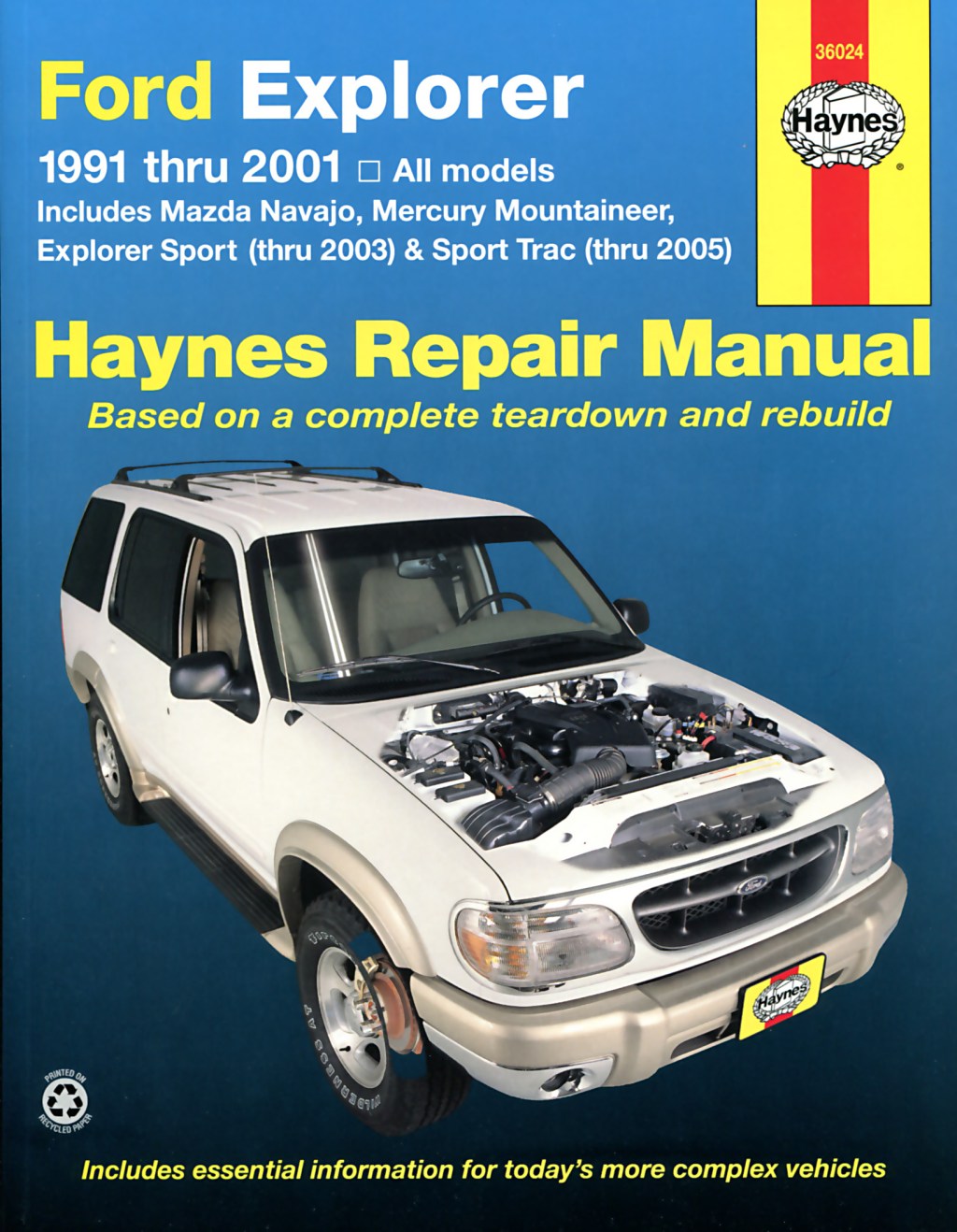 Picture of: Ford Explorer Sport  –  Haynes Repair Manuals & Guides