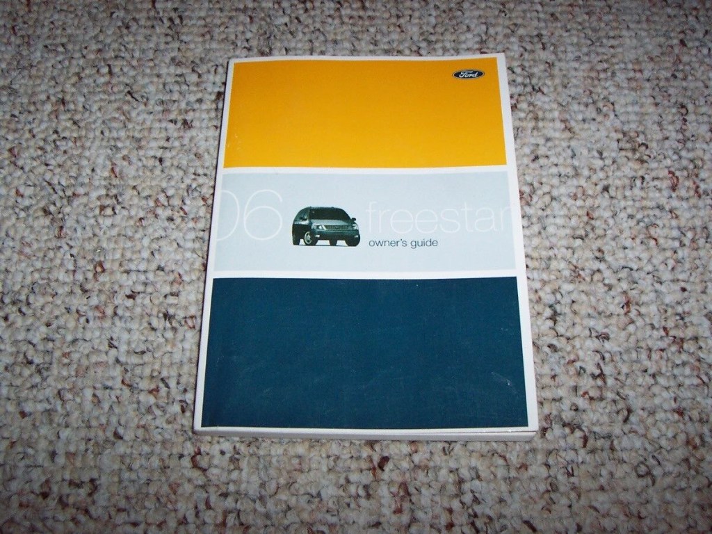 Picture of: Ford Freestar Minivan Owner Owner’s Manual User Guide SE SEL Limited