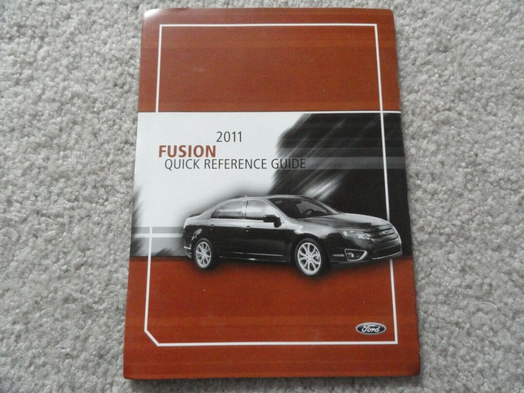 Picture of: Ford Fusion Quick Reference Guide Owners Manual SUPPLEMENT ONLY