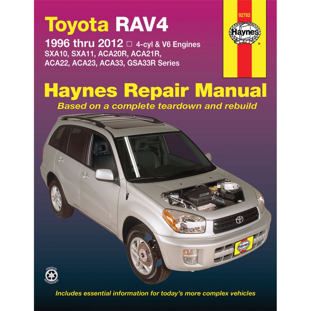 Picture of: Haynes Car Manual Toyota RAV, 199- –