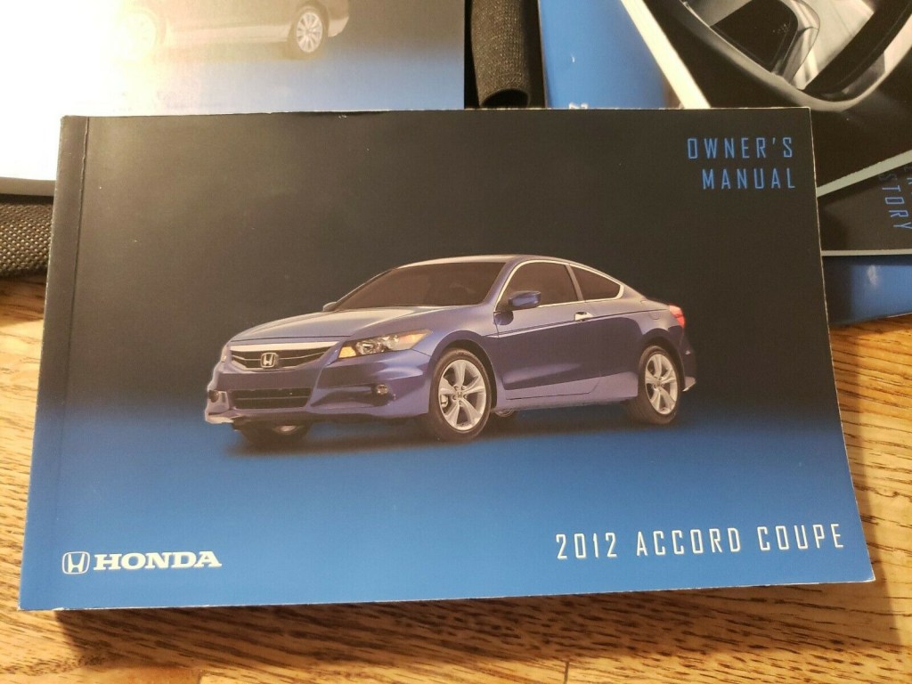Picture of: HONDA ACCORD COUPE OWNERS MANUAL EX EX-L SPORT V