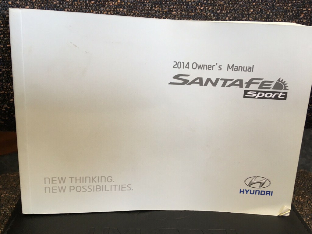 Picture of: HYUNDAI SANTA FE OWNER’S MANUAL WITH CASE