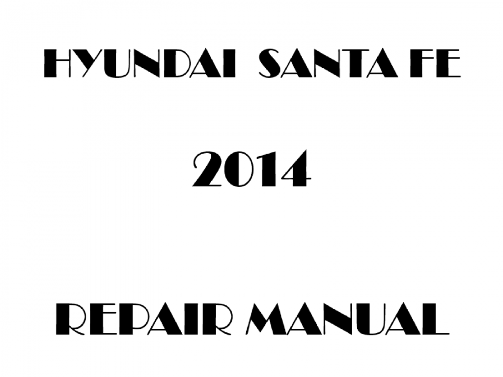 Picture of: Hyundai Santa Fe repair manual