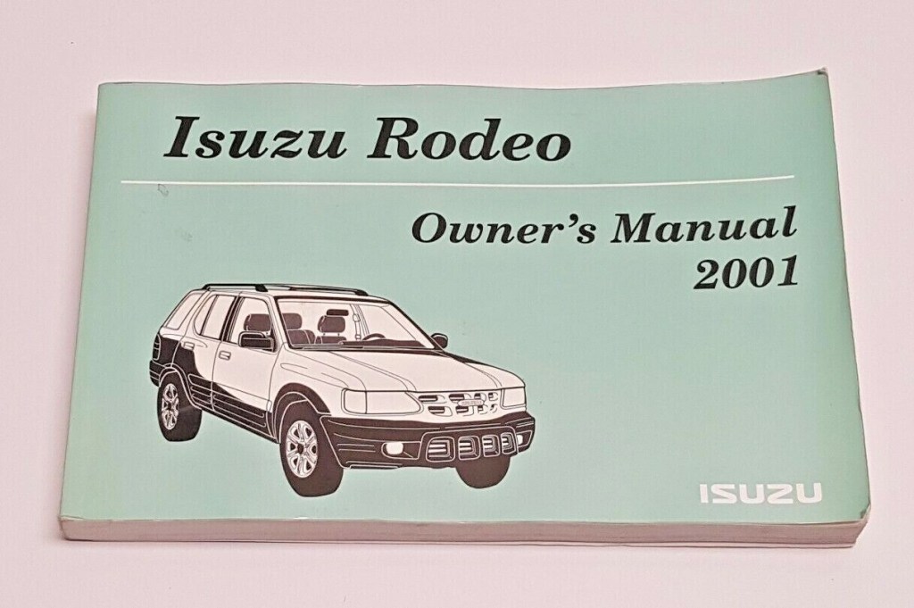 Picture of: ISUZU RODEO OWNERS MANUAL OPERATORS USER GUIDE S LS LSE V .L