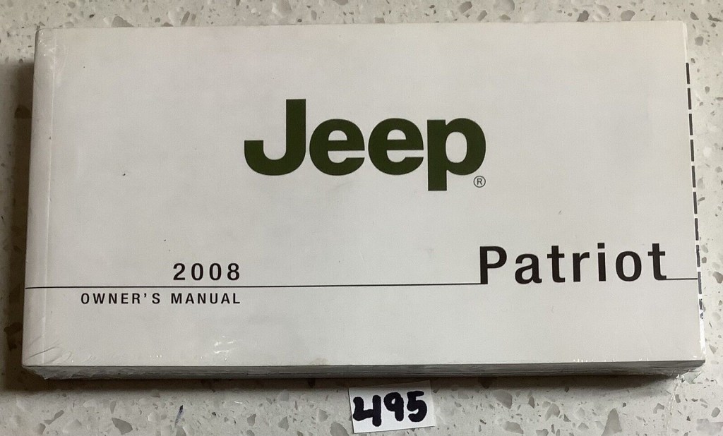Picture of: JEEP PATRIOT OWNERS MANUAL . .0 LIMITED SPORT NORTH EDI