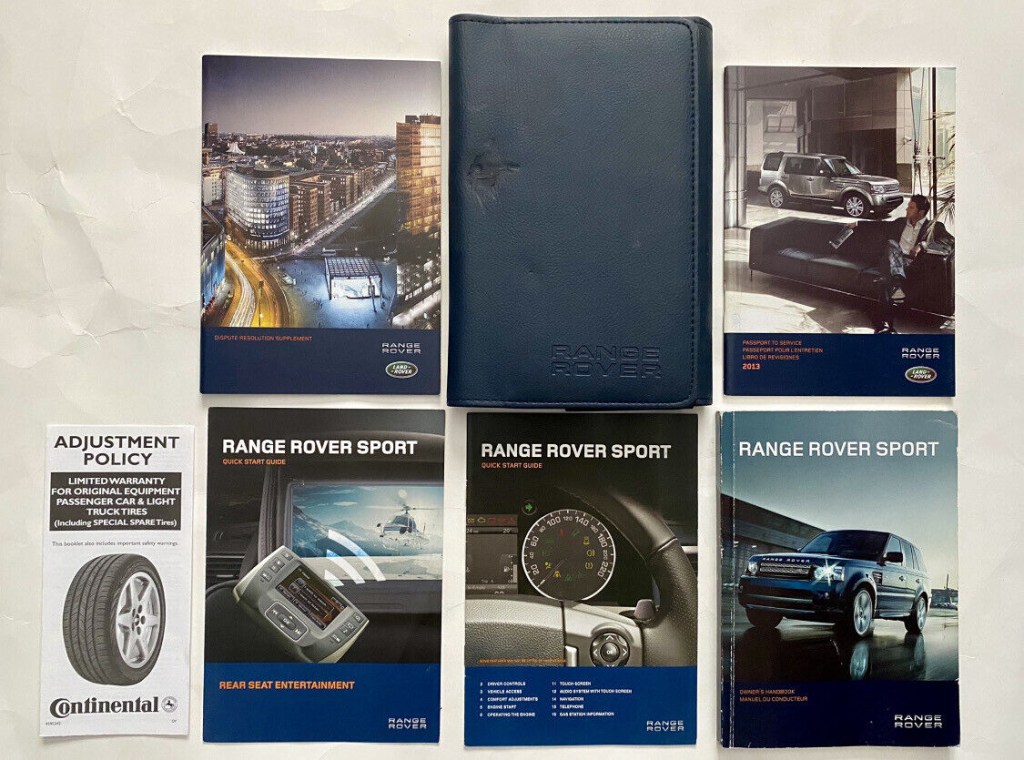 Picture of: Land Range Rover Sport HSE Supercharged Owners Navigation Manual Book  Set