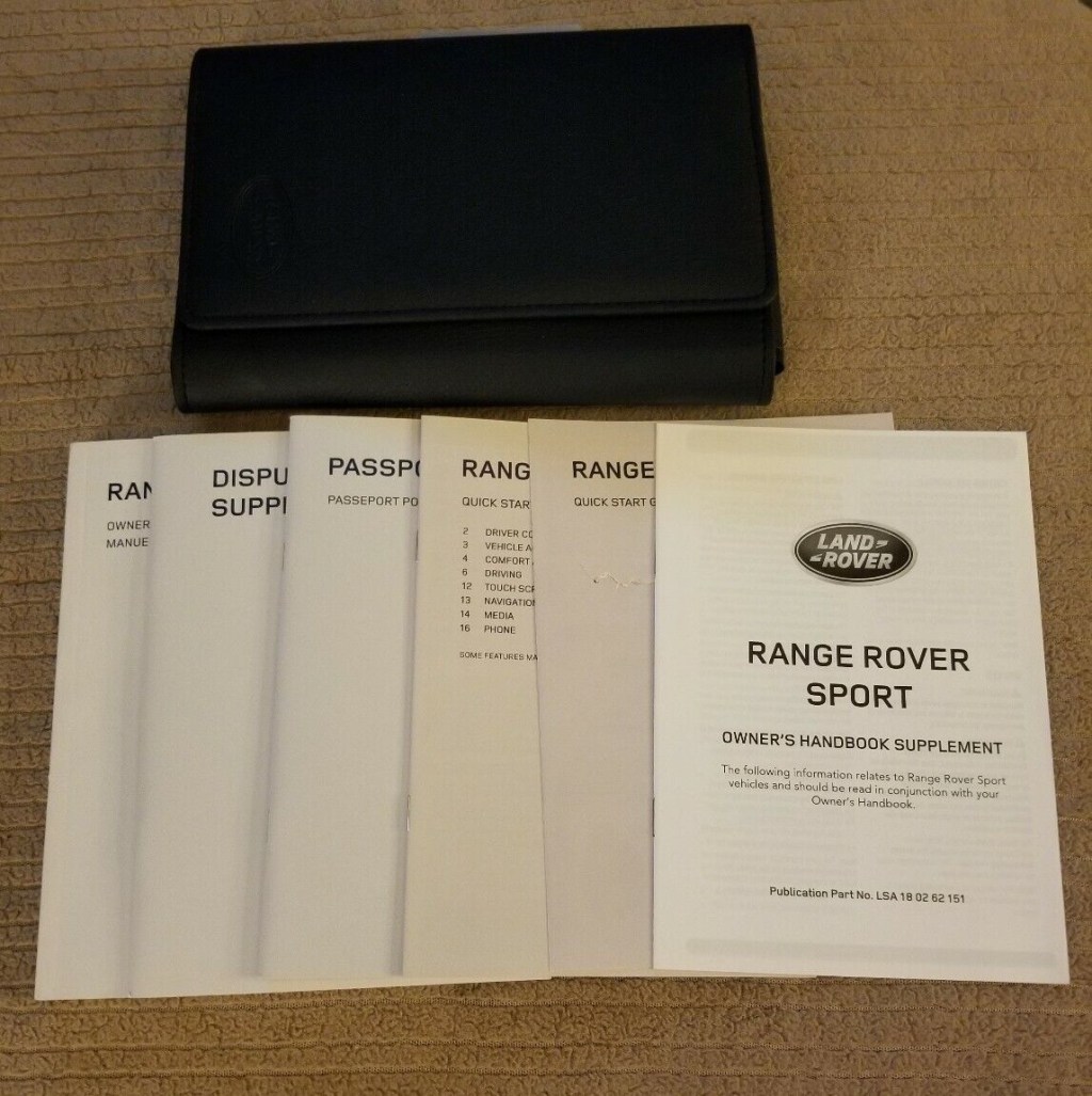 Picture of: Land Rover Discovery Sport Owners Manual