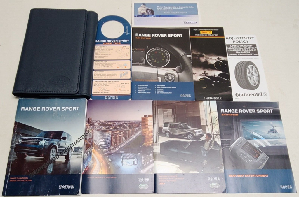Picture of: LAND ROVER RANGE ROVER SPORT OWNERS MANUAL HSE GT AUTOBIOGRAPHY  SUPERCHARGE