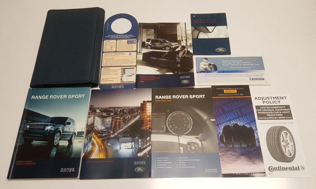 Picture of: LAND ROVER RANGE ROVER SPORT OWNERS MANUAL HSE GT BASE AUTOBIOGRAPHY  SUPERC