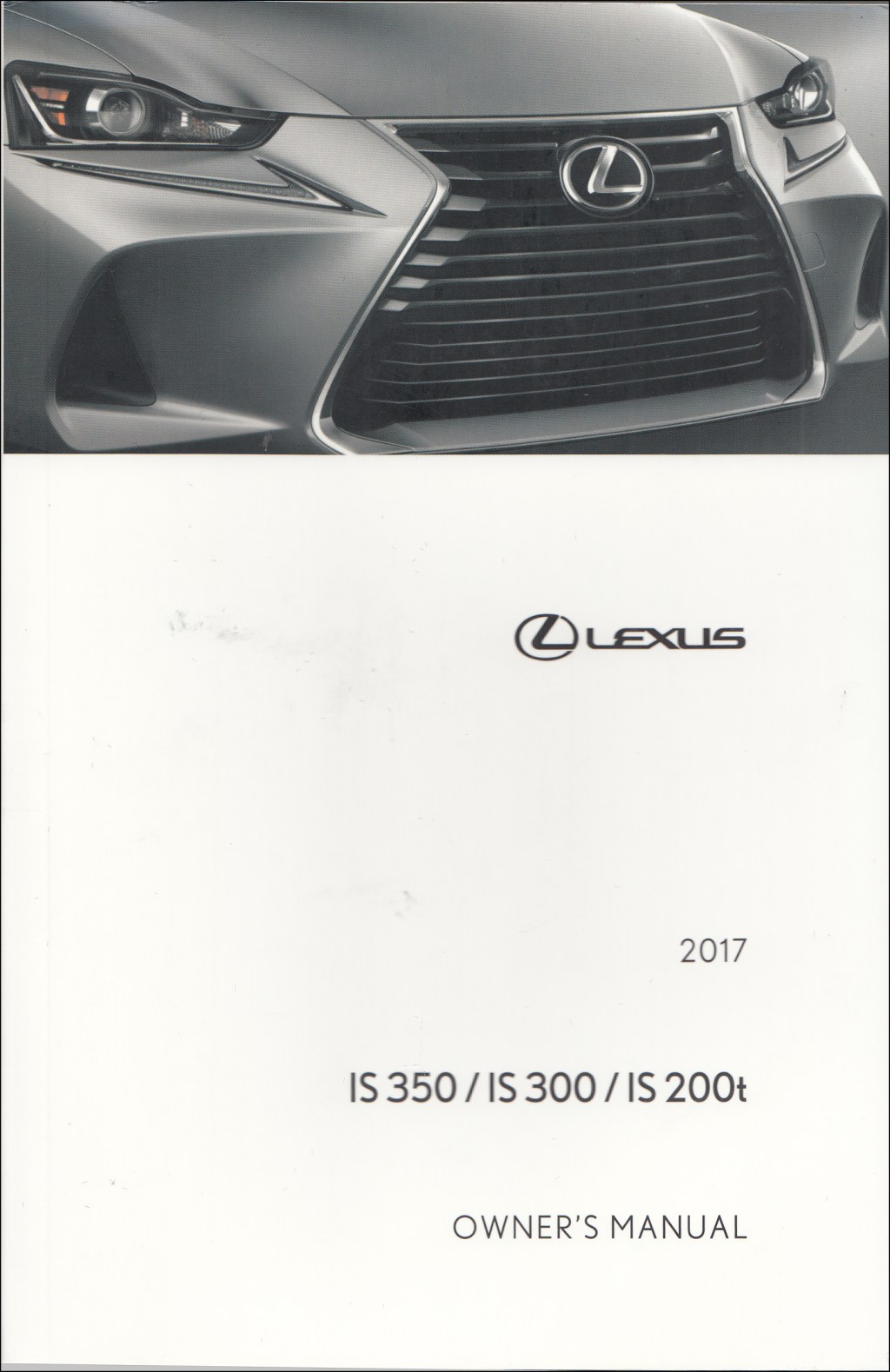 Picture of: Lexus IS Owner’s Manual Original t//