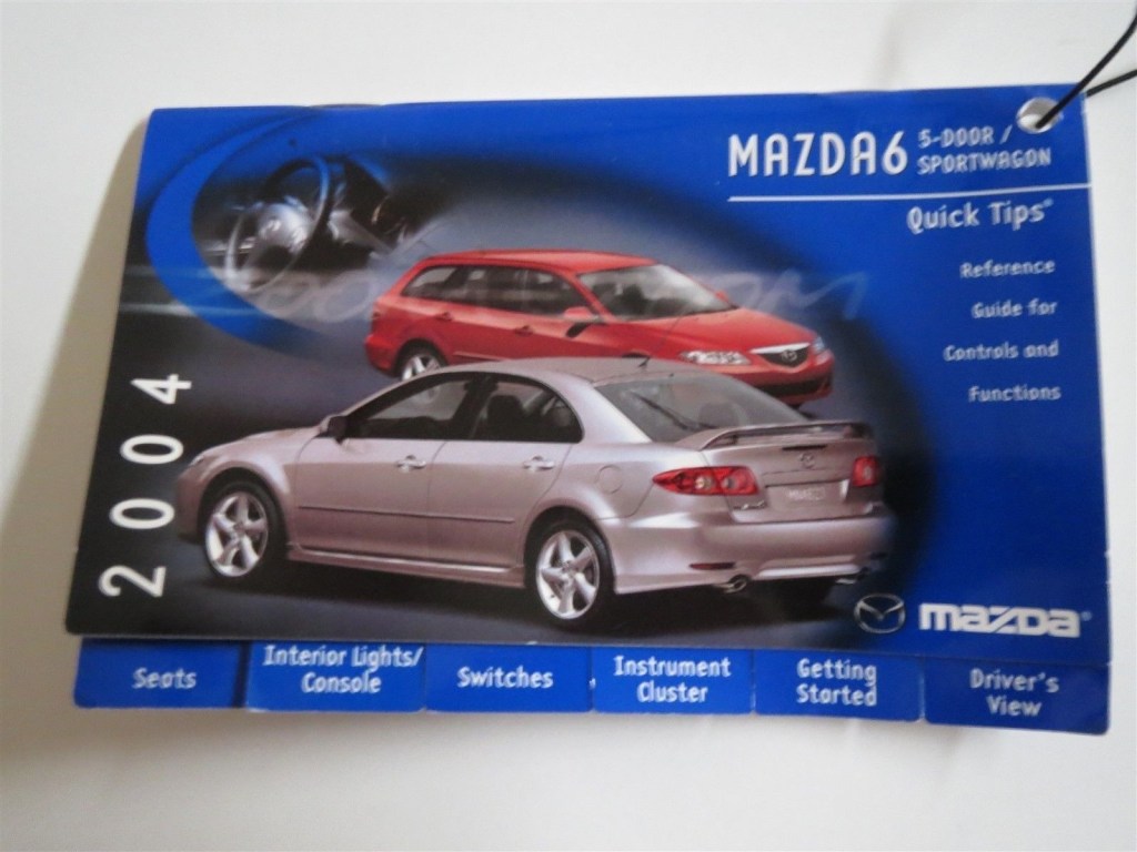 Picture of: MAZDA MAZDA MAZDA  QUICK TIPS OWNERS MANUAL SUPPLEMENT BOOKLET