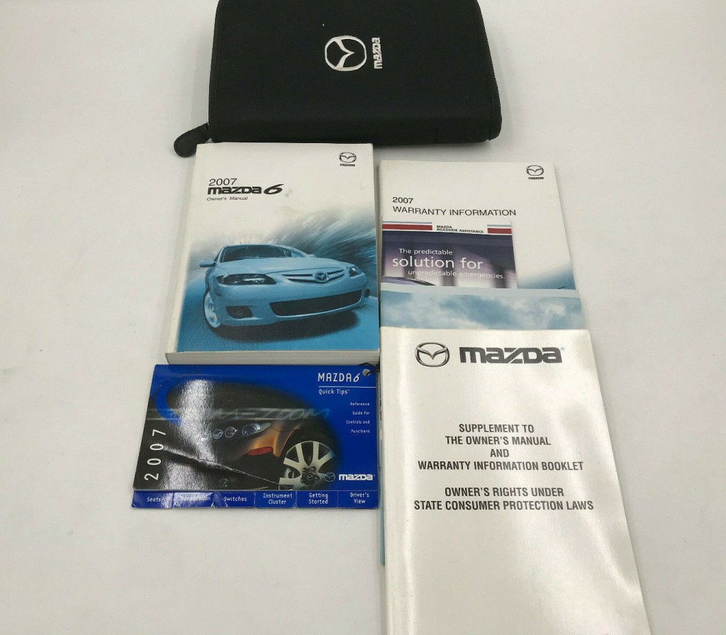 Picture of: Mazda  Owners Manual with Case OEM IB