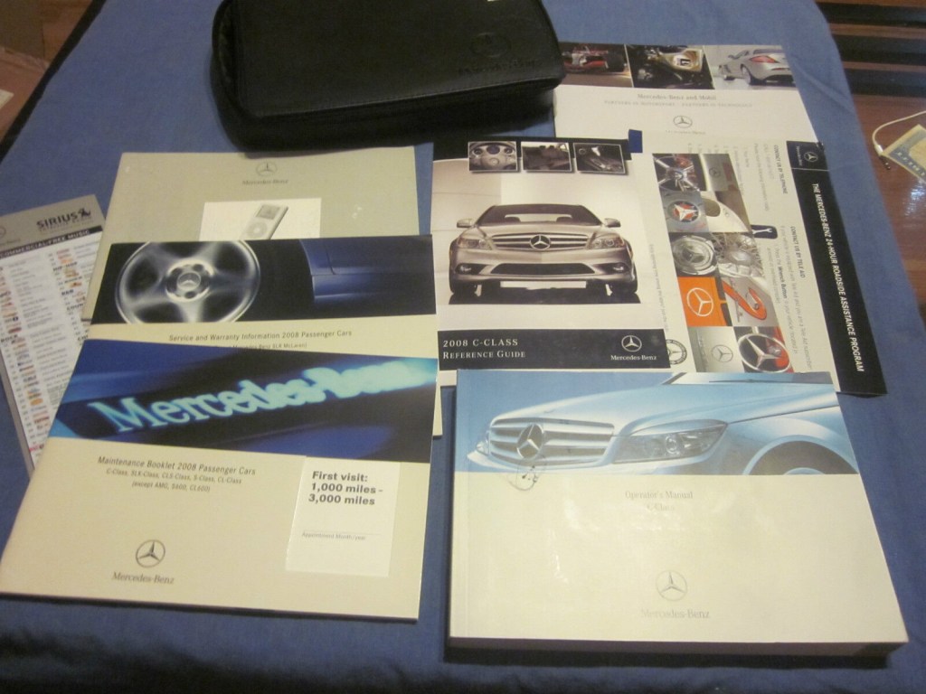 Picture of: MERCEDES C CLASS    C SPORT OWNERS MANUAL OWNER’S SET W/  CASE