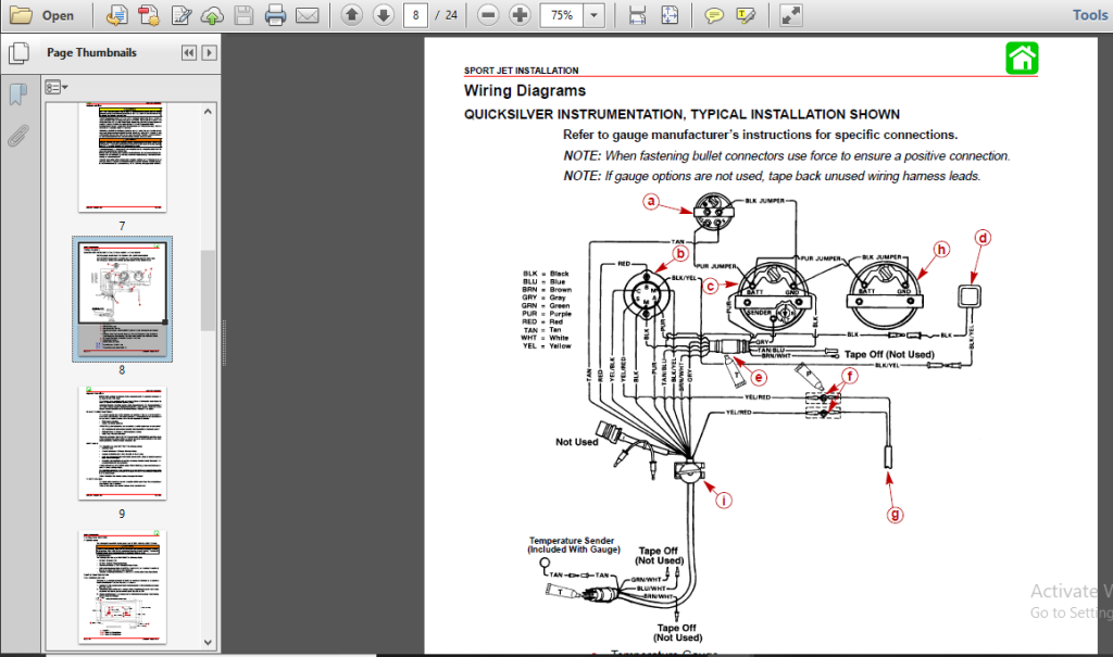 Picture of: Mercury Marine xr Sport Jet Engine Workshop Manual Download All