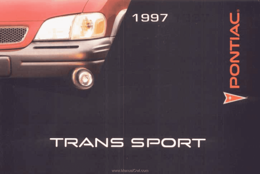 Picture of: Pontiac Trans Sport  Owner’s Manual