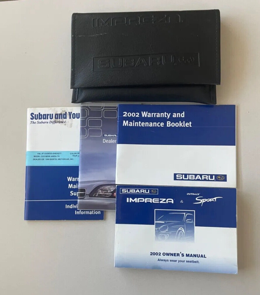 Picture of: SUBARU IMPREZA OUTBACK SPORT OWNERS MANUAL WITH CASE – OEM
