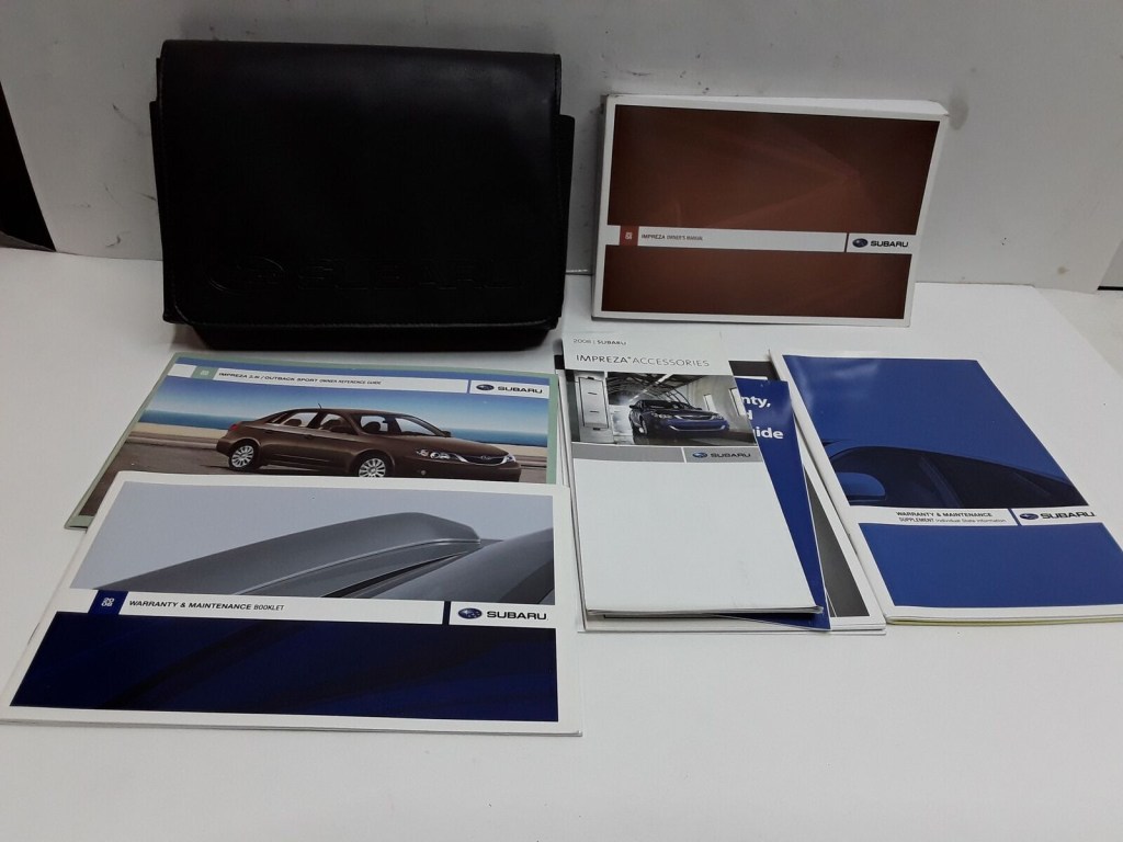 Picture of: Subaru Impreza Owners Manual  eBay