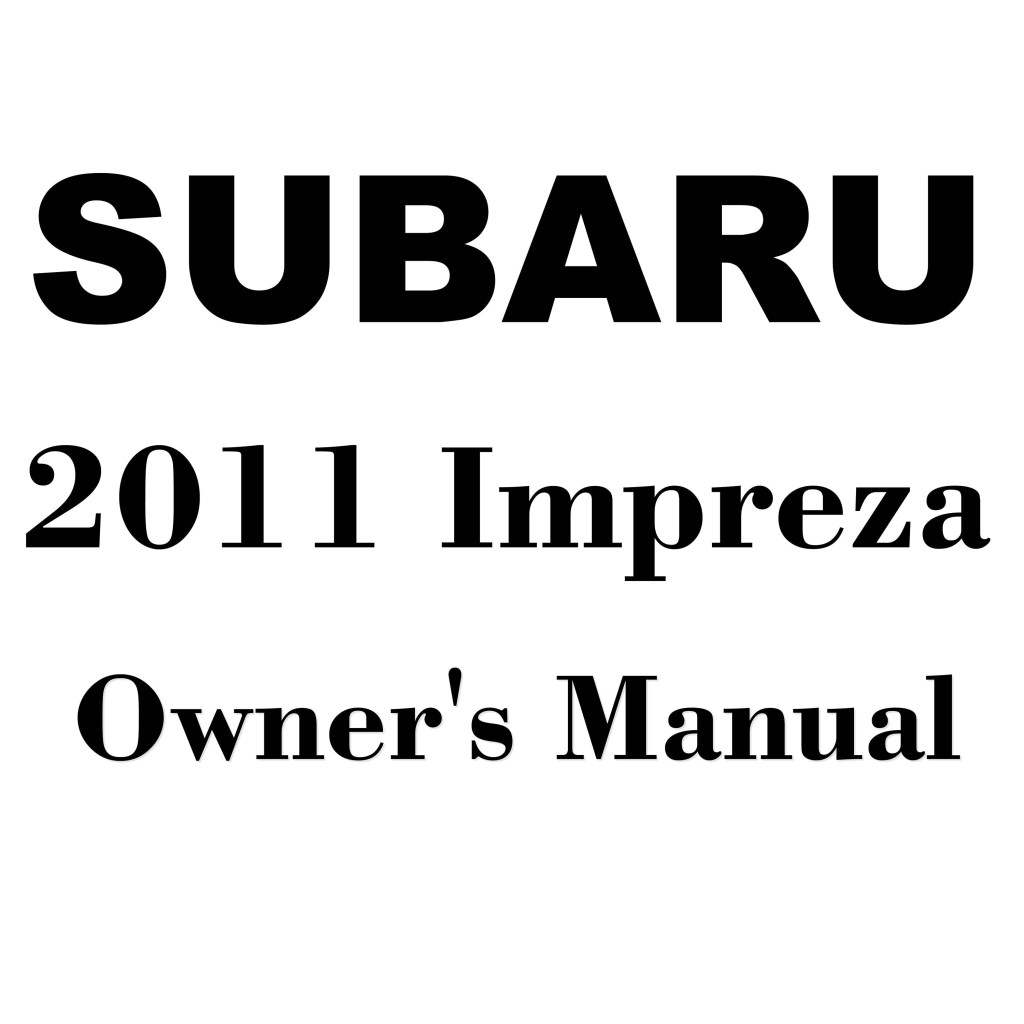 Picture of: Subaru Impreza Owners Manual PDF Digital Download – Etsy