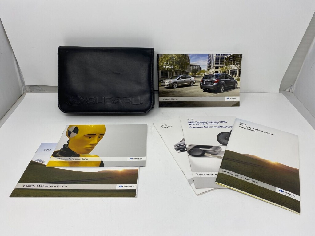 Picture of: Subaru Impreza Owners Manual Set with Case OEM AB517  eBay