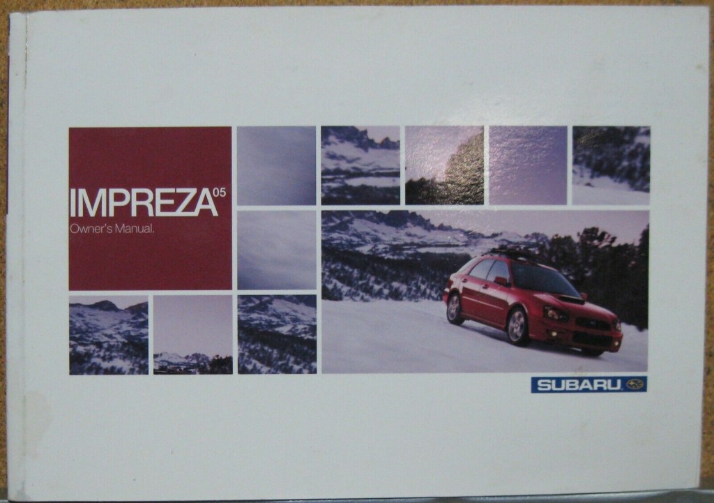 Picture of: Subaru Impreza WRX Owners Manual