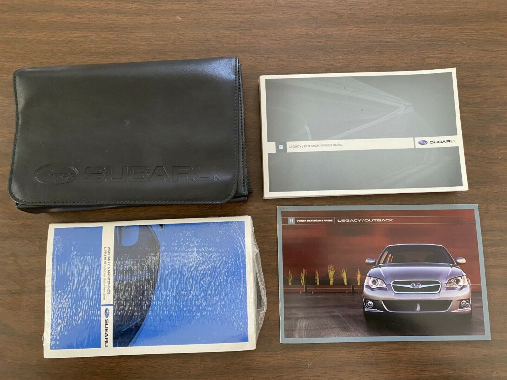 Picture of: SUBARU LEGACY OUTBACK OWNERS MANUAL XT R GT .i LIMITED .