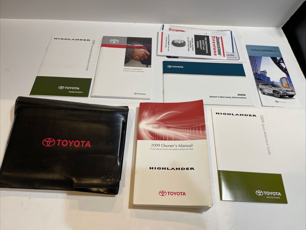 Picture of: Toyota Highlander owners manual & portfolio Limited Sport