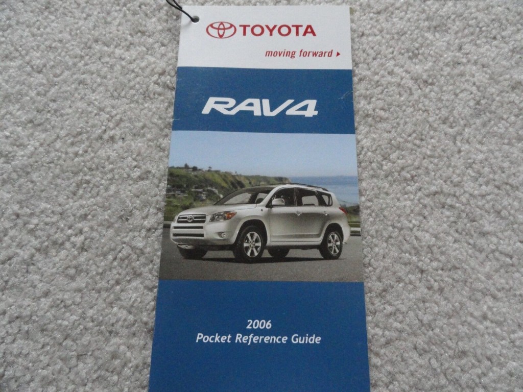Picture of: Toyota RAV Quick Reference Guide Owners Manual Supplement
