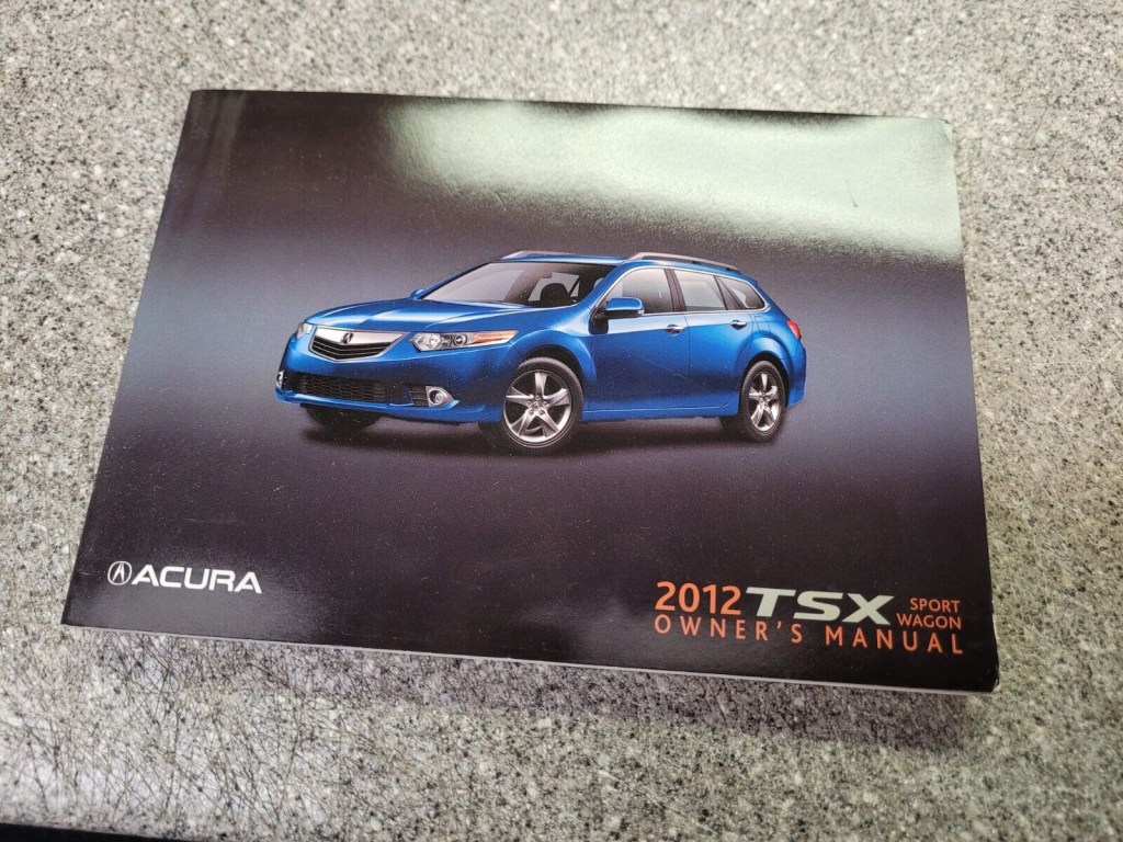 Picture of: TSX Sport Wagon Owner’s Manual – New
